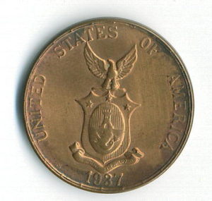 Philippines Coin 1937 One Centavo Reverse