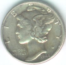 Grading Coins Extra Fine Mercury Dime